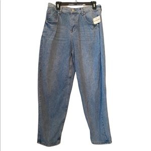 Blue Savvy Denim Slouch Mom Jeans